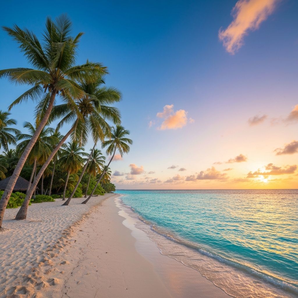 Tropical beach paradise